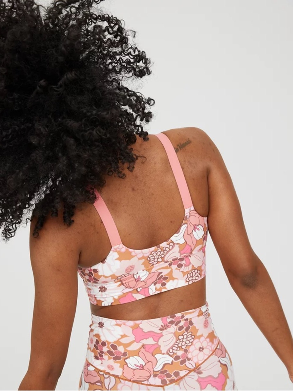 Aerie Offline Real Me Floral Print Bra Size Small - Picture 4 of 10